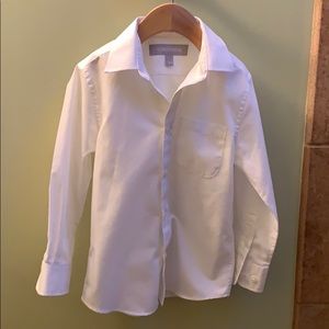 Nordstrom white classic button down shirt